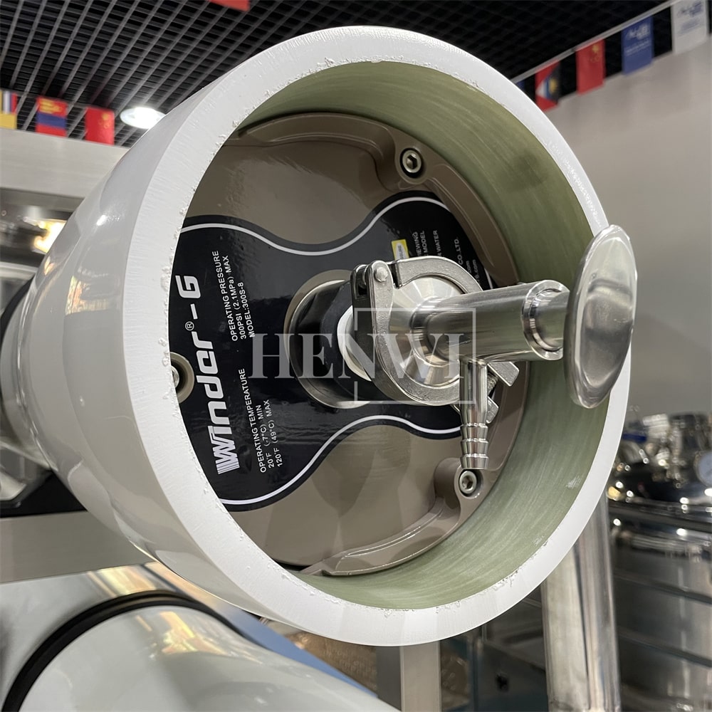 Henwi HWRO-Single Stage-3000-10000L/H-SUS Reverse Osmosis Water Purification Treatment Equipment Pure Water Making Machine Water Purifying Device