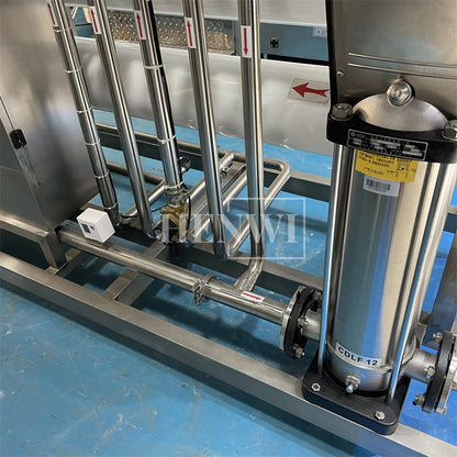 Henwi HWRO-Single Stage-3000-10000L/H-SUS Reverse Osmosis Water Purification Treatment Equipment Pure Water Making Machine Water Purifying Device