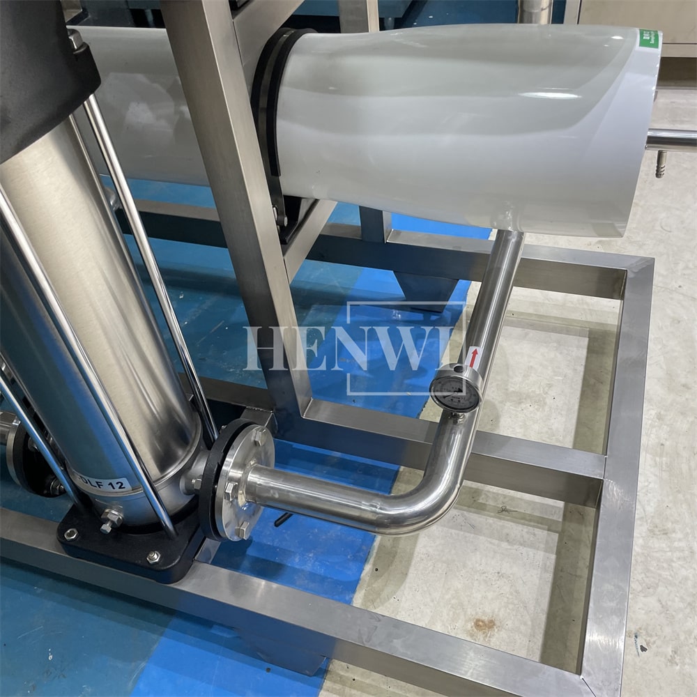 Henwi HWRO-Single Stage-3000-10000L/H-SUS Reverse Osmosis Water Purification Treatment Equipment Pure Water Making Machine Water Purifying Device