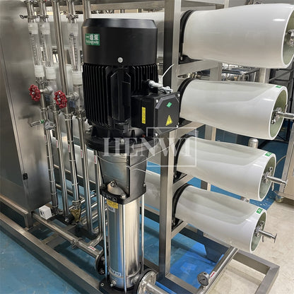 Henwi HWRO-Single Stage-3000-10000L/H-SUS Reverse Osmosis Water Purification Treatment Equipment Pure Water Making Machine Water Purifying Device