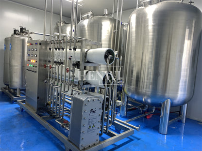Henwi HWRO-Double Stage With EDI-500-2000L/H-SUS Reverse Osmosis Water Purification Treatment Equipment Pure Water Making Machine Water Purifying Device