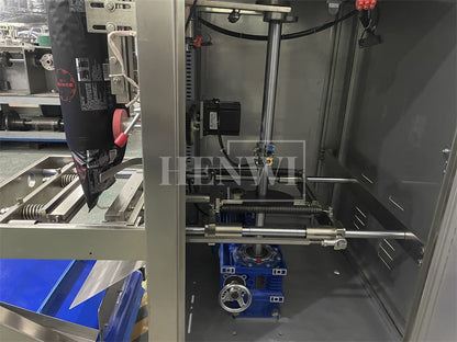 Henwi HWSM-1KG-5KG Single Lane Powder Sachet Filler Sealer Coffee Milk Seasoning Condiments Spice Pepper Powder Filling Packing Machine