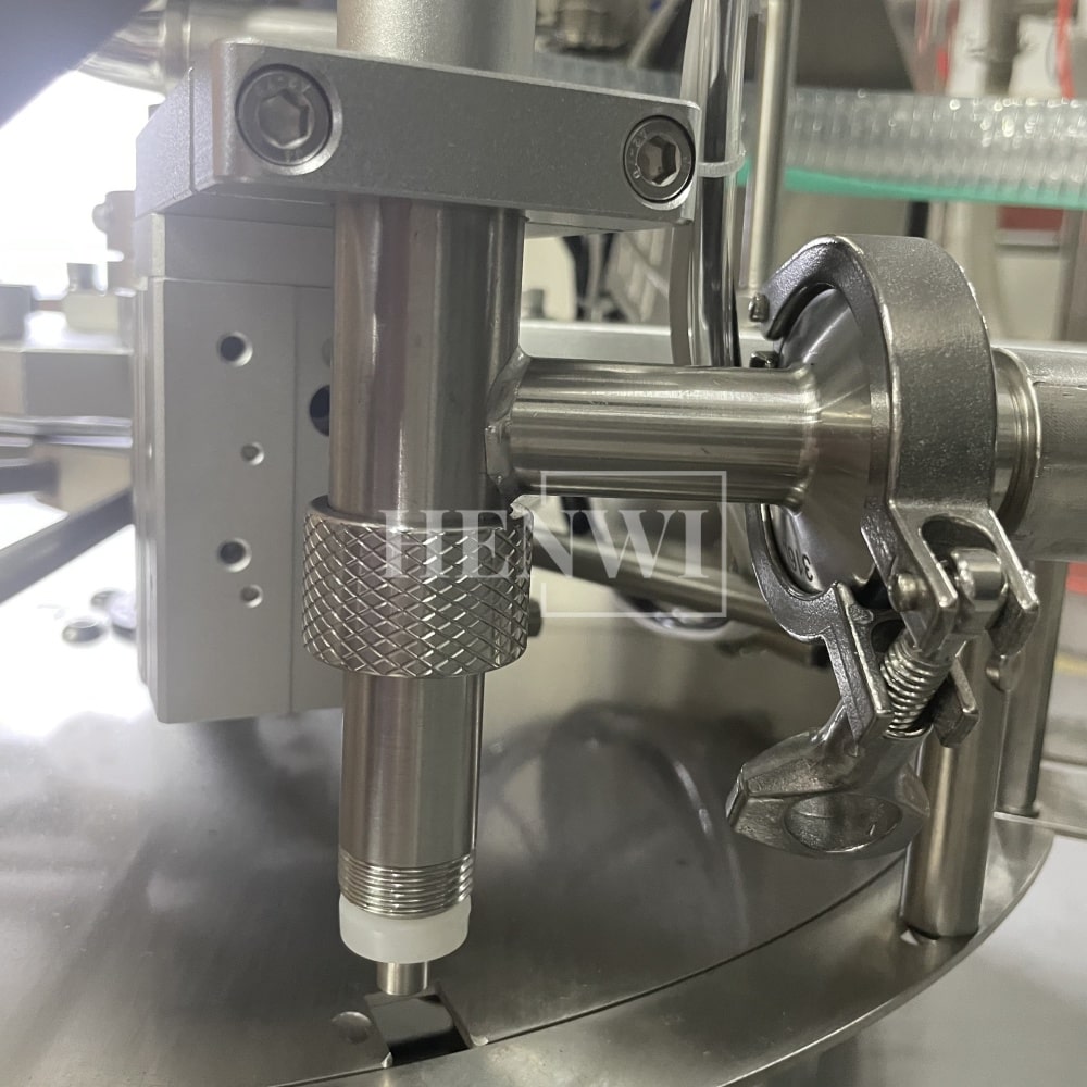 Henwi HWFM-S1 Desktop Semi Auto Spout Sachet Filling Capping Machine 1 Nozzle Spout Pouch Bag One Station Filler Sealer