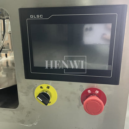 Henwi HWFM-S1 Desktop Semi Auto Spout Sachet Filling Capping Machine 1 Nozzle Spout Pouch Bag One Station Filler Sealer