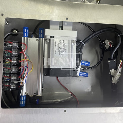 Henwi HWFM-S1 Desktop Semi Auto Spout Sachet Filling Capping Machine 1 Nozzle Spout Pouch Bag One Station Filler Sealer