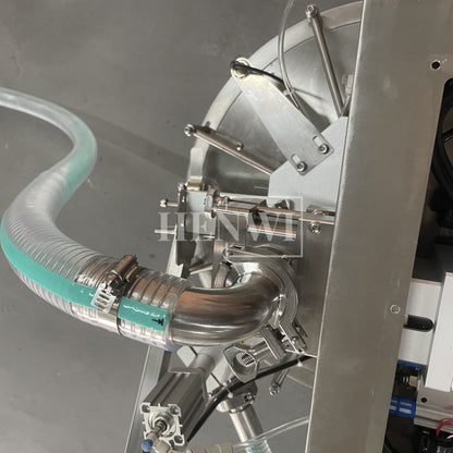 Henwi HWFM-S1 Desktop Semi Auto Spout Sachet Filling Capping Machine 1 Nozzle Spout Pouch Bag One Station Filler Sealer