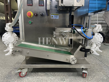 Henwi HWSM-Single Lane 2 in 1 Liquid Sachet Filler Sealer Hair Dye Color Dying Cream Gel Filling Packing Machine