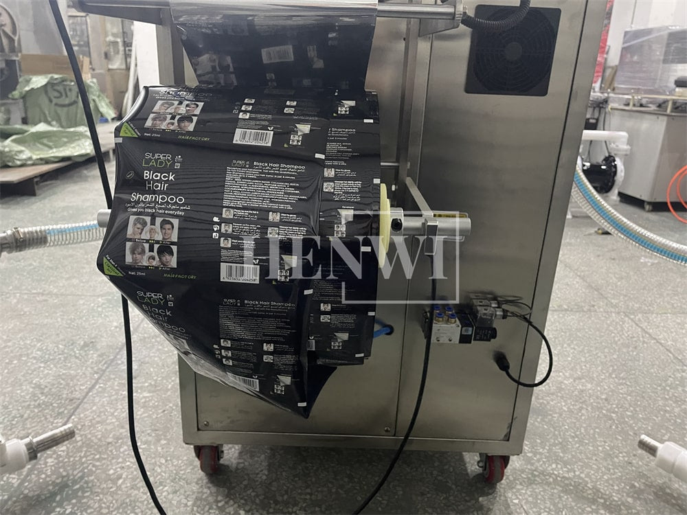 Henwi HWSM-Single Lane 2 in 1 Liquid Sachet Filler Sealer Hair Dye Color Dying Cream Gel Filling Packing Machine