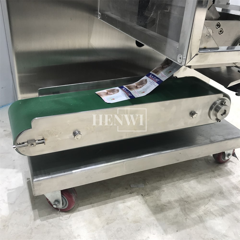 Henwi HWSM-Single Lane Liquid Sachet Filler Sealer Water Juice Honey Sauce Shampoo Cream Syrup Filling Packing Machine