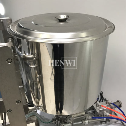 Henwi HWSM-Single Lane Liquid Sachet Filler Sealer Water Juice Honey Sauce Shampoo Cream Syrup Filling Packing Machine