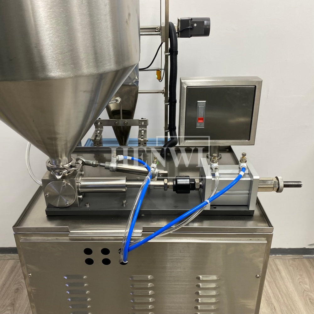 Henwi HWSM-1 Lane Liquid Sachet Filler Sealer Water Juice Honey Sauce Shampoo Cream Syrup Filling Packing Machine