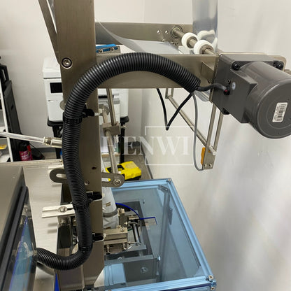 Henwi HWSM-1 Lane Liquid Sachet Filler Sealer Water Juice Honey Sauce Shampoo Cream Syrup Filling Packing Machine