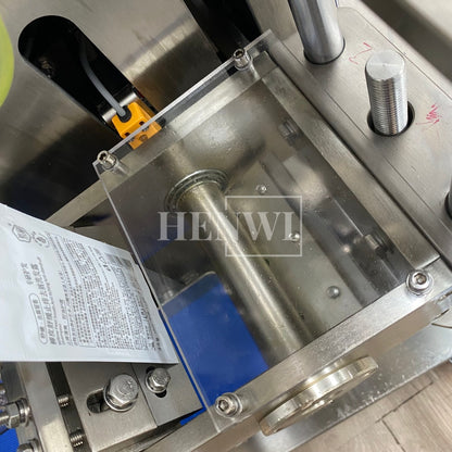 Henwi HWSM-1 Lane Liquid Sachet Filler Sealer Water Juice Honey Sauce Shampoo Cream Syrup Filling Packing Machine