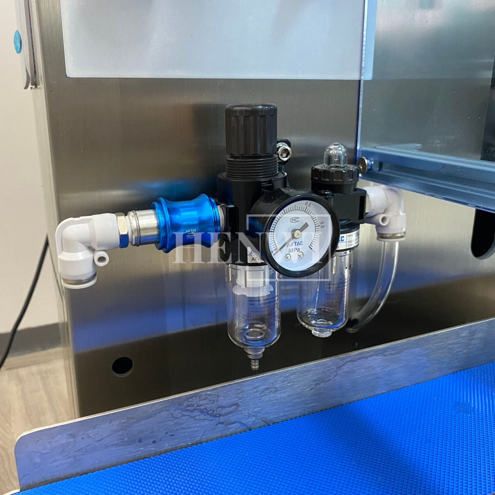 Henwi HWSM-1 Lane Liquid Sachet Filler Sealer Water Juice Honey Sauce Shampoo Cream Syrup Filling Packing Machine