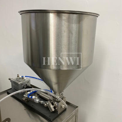 Henwi HWSM-1 Lane Liquid Sachet Filler Sealer Water Juice Honey Sauce Shampoo Cream Syrup Filling Packing Machine
