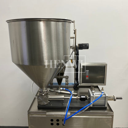 Henwi HWSM-1 Lane Liquid Sachet Filler Sealer Water Juice Honey Sauce Shampoo Cream Syrup Filling Packing Machine