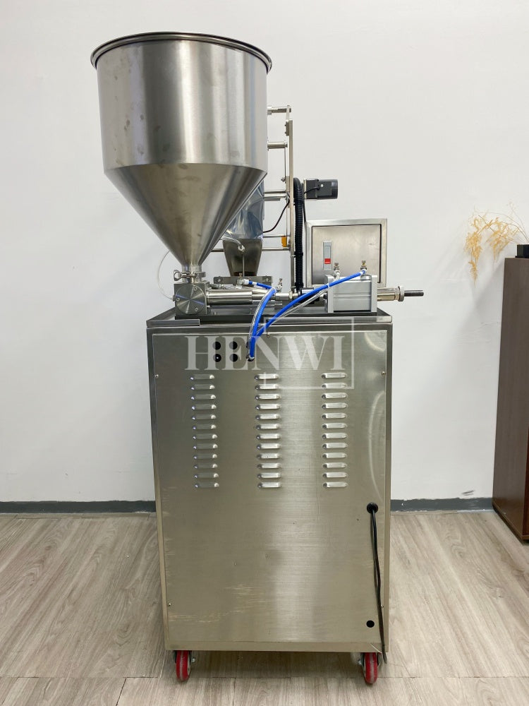 Henwi HWSM-1 Lane Liquid Sachet Filler Sealer Water Juice Honey Sauce Shampoo Cream Syrup Filling Packing Machine