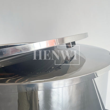 Henwi HWST-MK-50L-100L-200L-300L-500L-1000L-2000L Mobile Model Half-Opened Foldable Cover Storage Tank for Shampoo Liquid Detergent Dishwasher Soap Hand Gel Laundry Paste