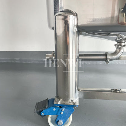 Henwi HWST-MK-50L-100L-200L-300L-500L-1000L-2000L Mobile Model Half-Opened Foldable Cover Storage Tank for Shampoo Liquid Detergent Dishwasher Soap Hand Gel Laundry Paste