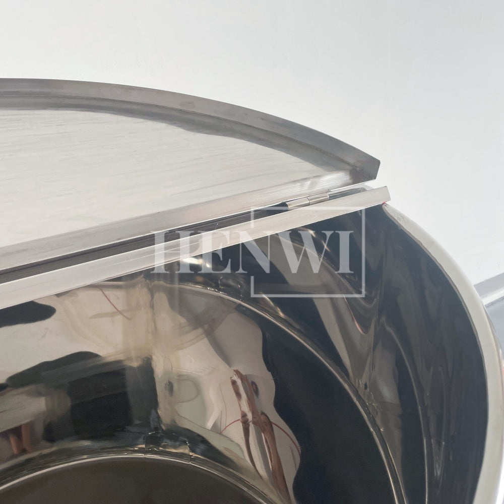 Henwi HWST-MK-50L-100L-200L-300L-500L-1000L-2000L Mobile Model Half-Opened Foldable Cover Storage Tank for Shampoo Liquid Detergent Dishwasher Soap Hand Gel Laundry Paste