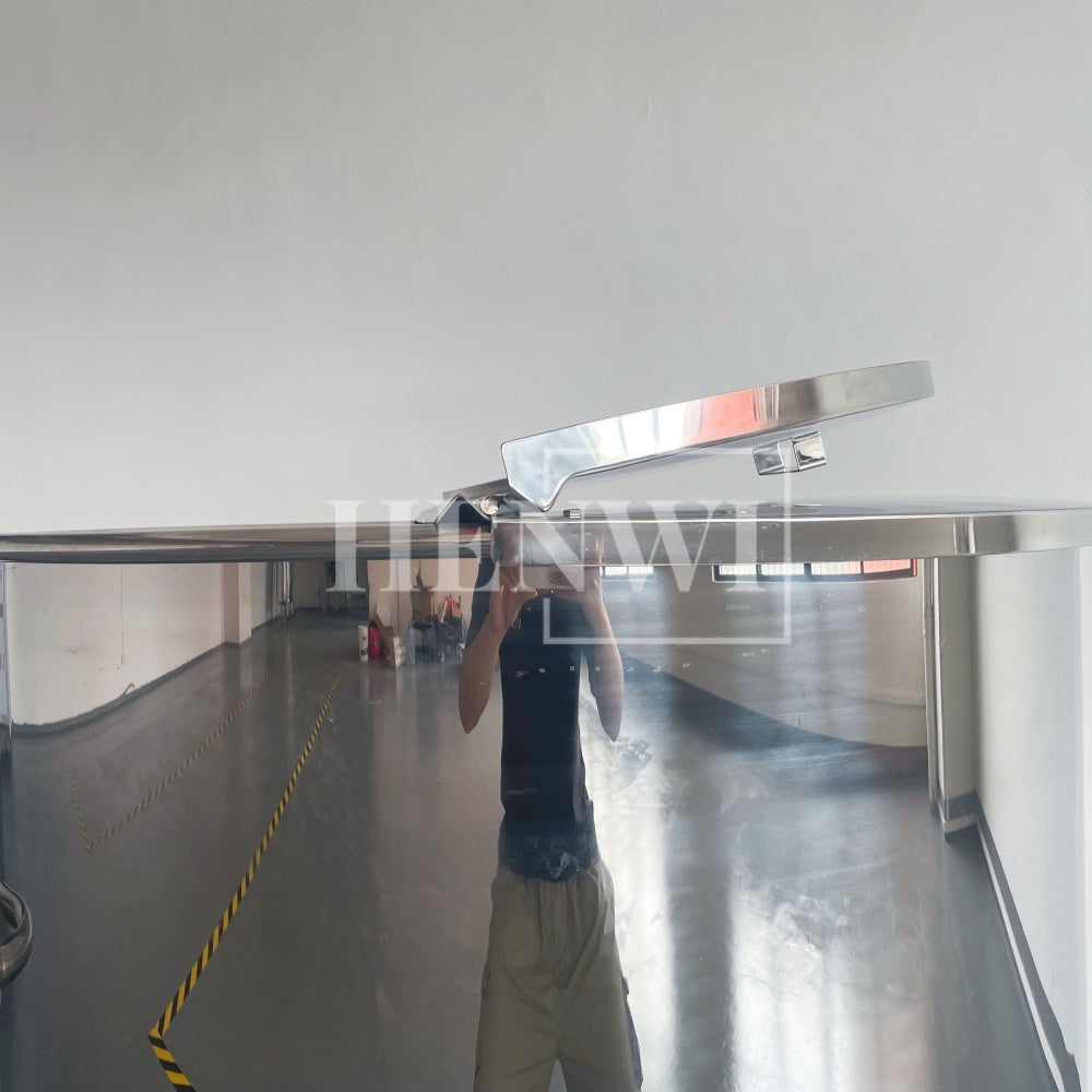 Henwi HWST-MK-50L-100L-200L-300L-500L-1000L-2000L Mobile Model Half-Opened Foldable Cover Storage Tank for Shampoo Liquid Detergent Dishwasher Soap Hand Gel Laundry Paste