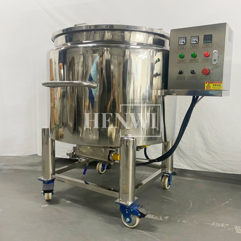 Henwi HWST-MKH-50L-100L-200L-300L-500L-1000L Mobile Model Half-Opened Foldable Cover Storage Tank With Heating / Constant Temperature Heater Tank Machine