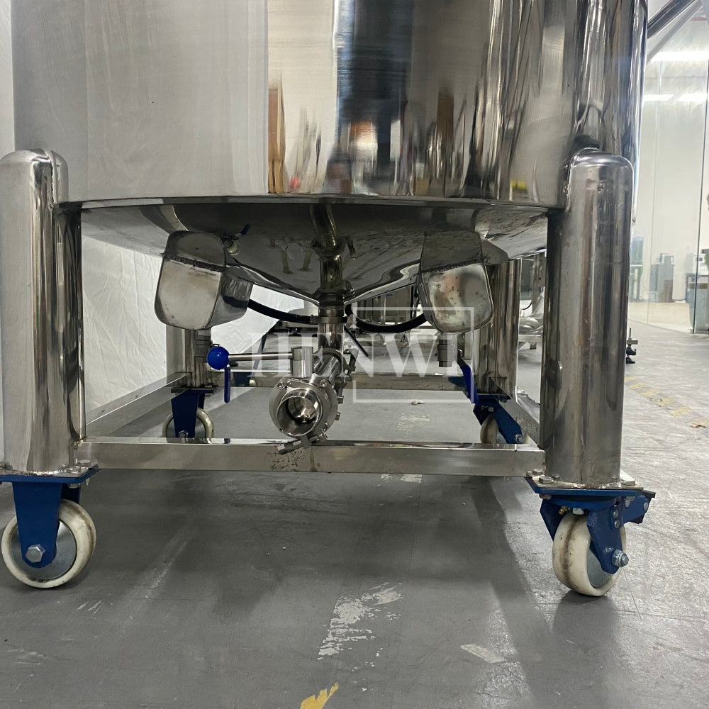 Henwi HWST-MKH-50L-100L-200L-300L-500L-1000L Mobile Model Half-Opened Foldable Cover Storage Tank With Heating / Constant Temperature Heater Tank Machine