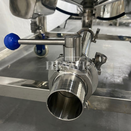 Henwi HWST-MKH-50L-100L-200L-300L-500L-1000L Mobile Model Half-Opened Foldable Cover Storage Tank With Heating / Constant Temperature Heater Tank Machine