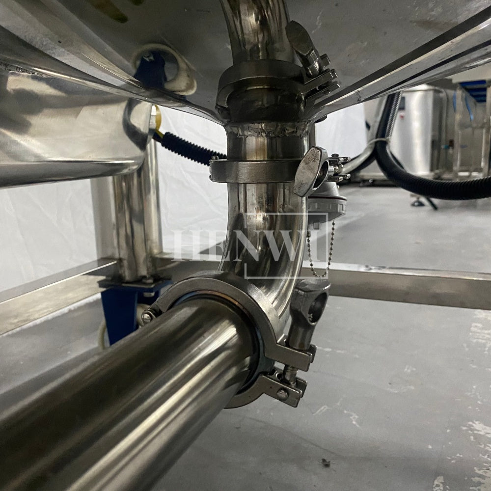 Henwi HWST-MKH-50L-100L-200L-300L-500L-1000L Mobile Model Half-Opened Foldable Cover Storage Tank With Heating / Constant Temperature Heater Tank Machine