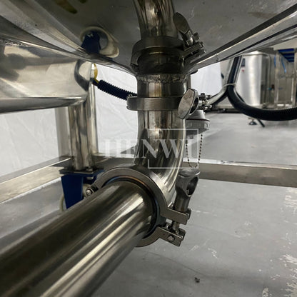 Henwi HWST-MKH-50L-100L-200L-300L-500L-1000L Mobile Model Half-Opened Foldable Cover Storage Tank With Heating / Constant Temperature Heater Tank Machine