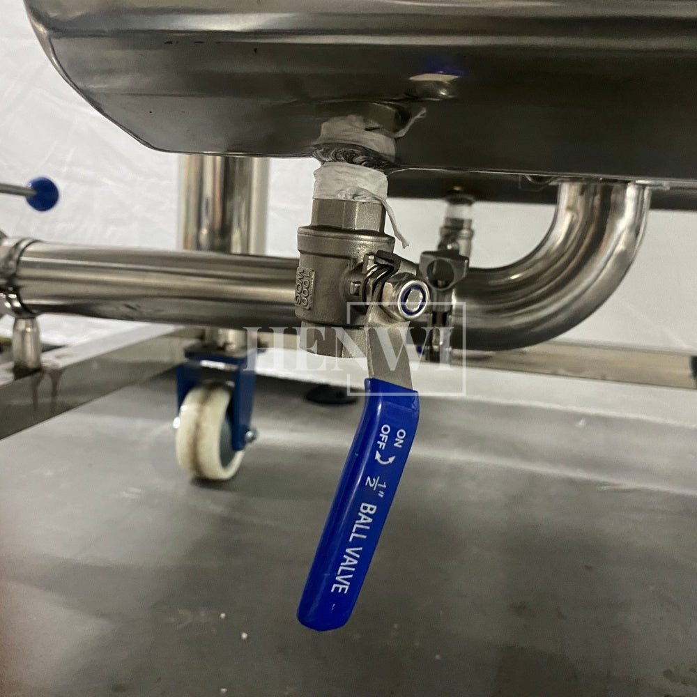 Henwi HWST-MKH-50L-100L-200L-300L-500L-1000L Mobile Model Half-Opened Foldable Cover Storage Tank With Heating / Constant Temperature Heater Tank Machine