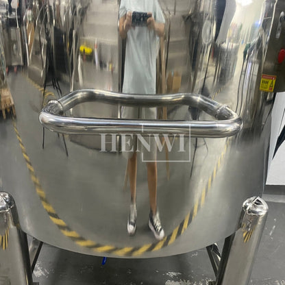 Henwi HWST-MKH-50L-100L-200L-300L-500L-1000L Mobile Model Half-Opened Foldable Cover Storage Tank With Heating / Constant Temperature Heater Tank Machine