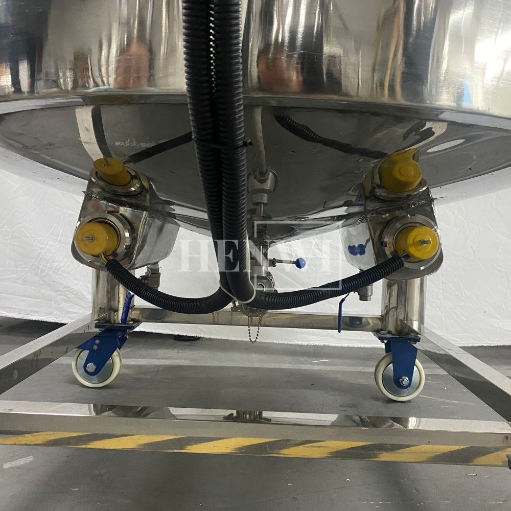 Henwi HWST-MKH-50L-100L-200L-300L-500L-1000L Mobile Model Half-Opened Foldable Cover Storage Tank With Heating / Constant Temperature Heater Tank Machine