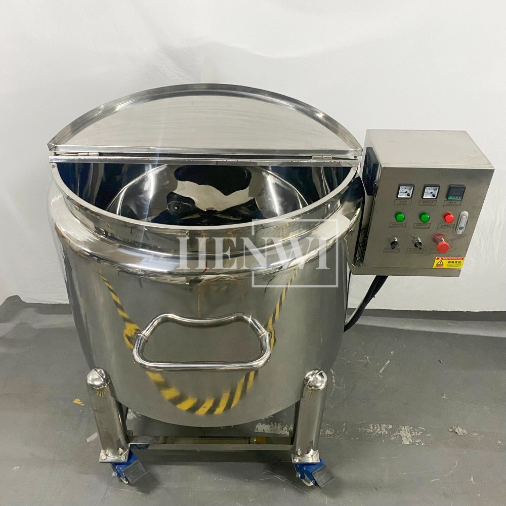 Henwi HWST-MKH-50L-100L-200L-300L-500L-1000L Mobile Model Half-Opened Foldable Cover Storage Tank With Heating / Constant Temperature Heater Tank Machine