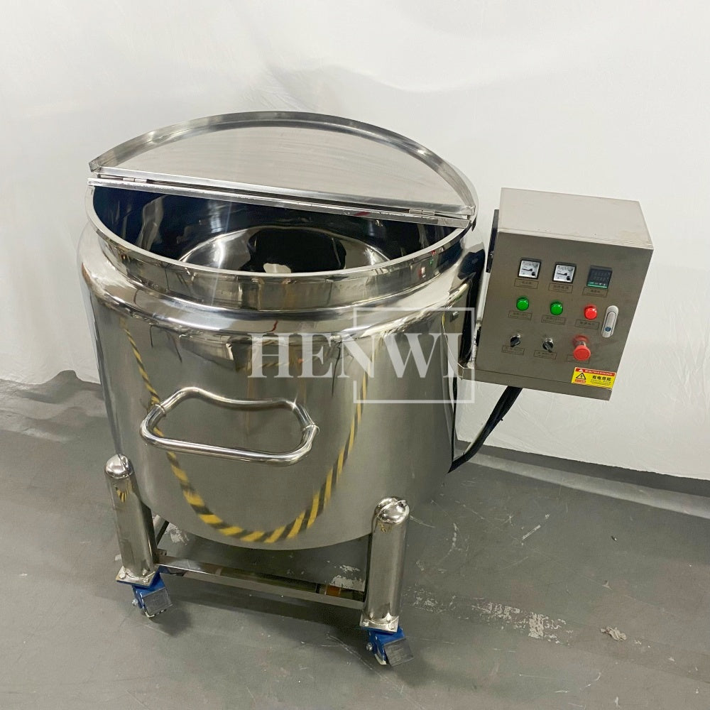 Henwi HWST-MKH-50L-100L-200L-300L-500L-1000L Mobile Model Half-Opened Foldable Cover Storage Tank With Heating / Constant Temperature Heater Tank Machine