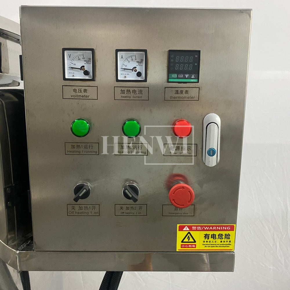 Henwi HWST-MKH-50L-100L-200L-300L-500L-1000L Mobile Model Half-Opened Foldable Cover Storage Tank With Heating / Constant Temperature Heater Tank Machine