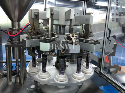 Henwi HWTM-FS Automatic Aluminum Tube Filling Sealing Machine Metal Tube Filler And Folding Sealer