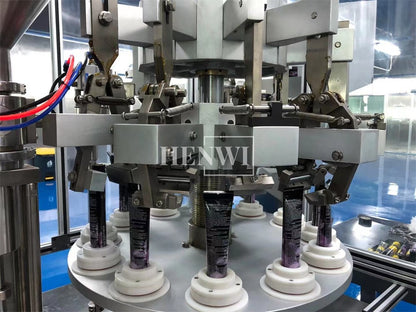 Henwi HWTM-FS Automatic Aluminum Tube Filling Sealing Machine Metal Tube Filler And Folding Sealer