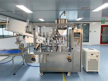 Henwi HWTM-HS Automatic Soft Plastic Tube Filling Sealing Machine PET Tube Filler And Heating Sealer