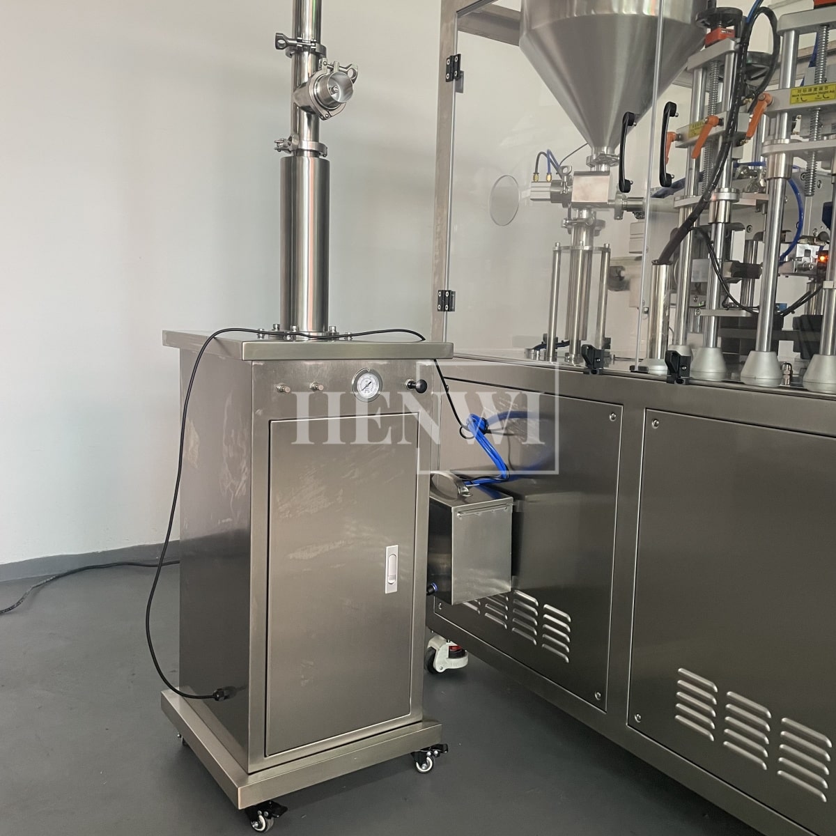 Henwi HWTM-US Automatic Laminated Tube Filling Sealing Machine Composited Tube Filler And Ultrasonic Sealer