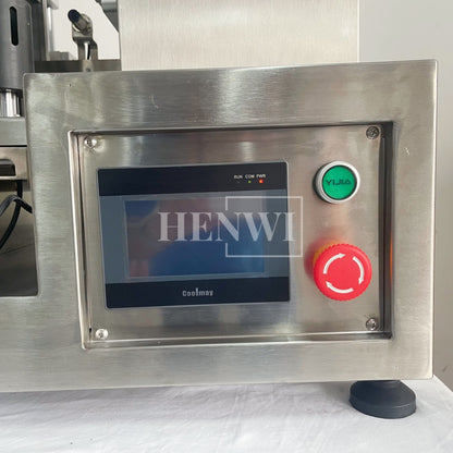 Henwi HWFM-S-VF1 Полуавтоматическая машина для розлива и упаковки жидкостей с одной насадкой Вертикальный наполнитель для бутылок с 1 головкой