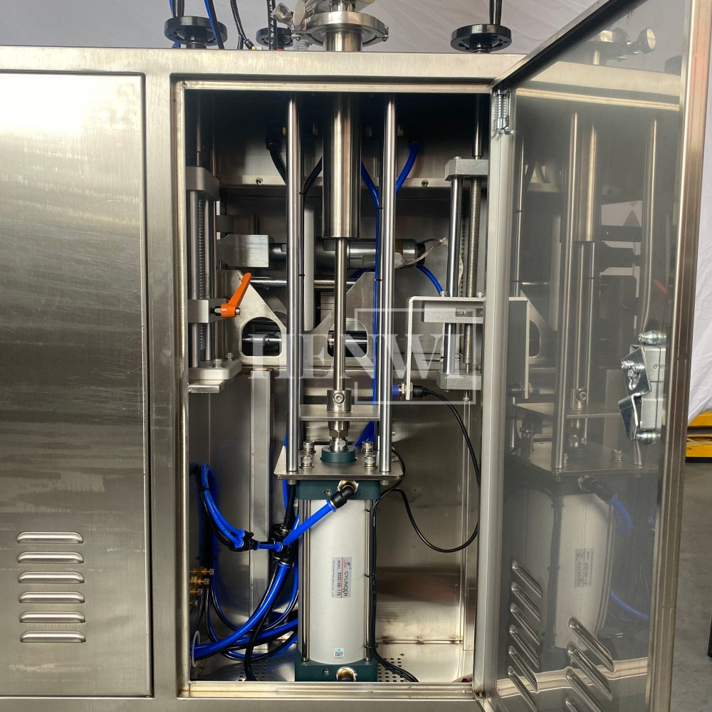 Máquina de llenado y sellado de tubos compuestos semiautomática Henwi HWTM-USS-1 Llenadora de tubos laminados y selladora por ultrasonido