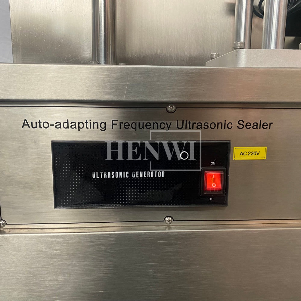 Máquina de llenado y sellado de tubos compuestos semiautomática Henwi HWTM-USS-1 Llenadora de tubos laminados y selladora por ultrasonido