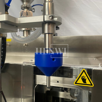 Máquina de llenado y sellado de tubos compuestos semiautomática Henwi HWTM-USS-1 Llenadora de tubos laminados y selladora por ultrasonido