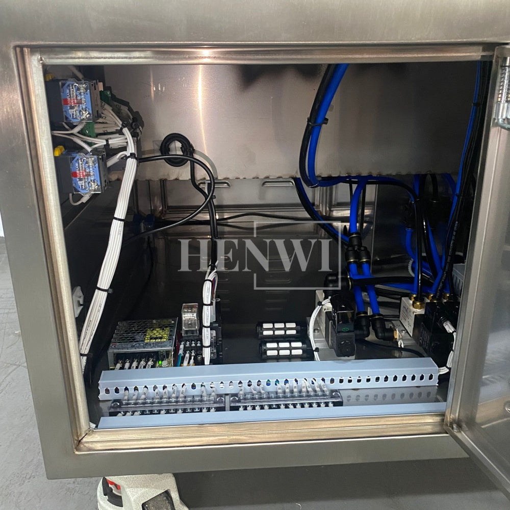 Máquina de llenado y sellado de tubos compuestos semiautomática Henwi HWTM-USS-1 Llenadora de tubos laminados y selladora por ultrasonido