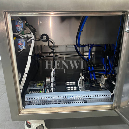 Máquina de llenado y sellado de tubos compuestos semiautomática Henwi HWTM-USS-1 Llenadora de tubos laminados y selladora por ultrasonido