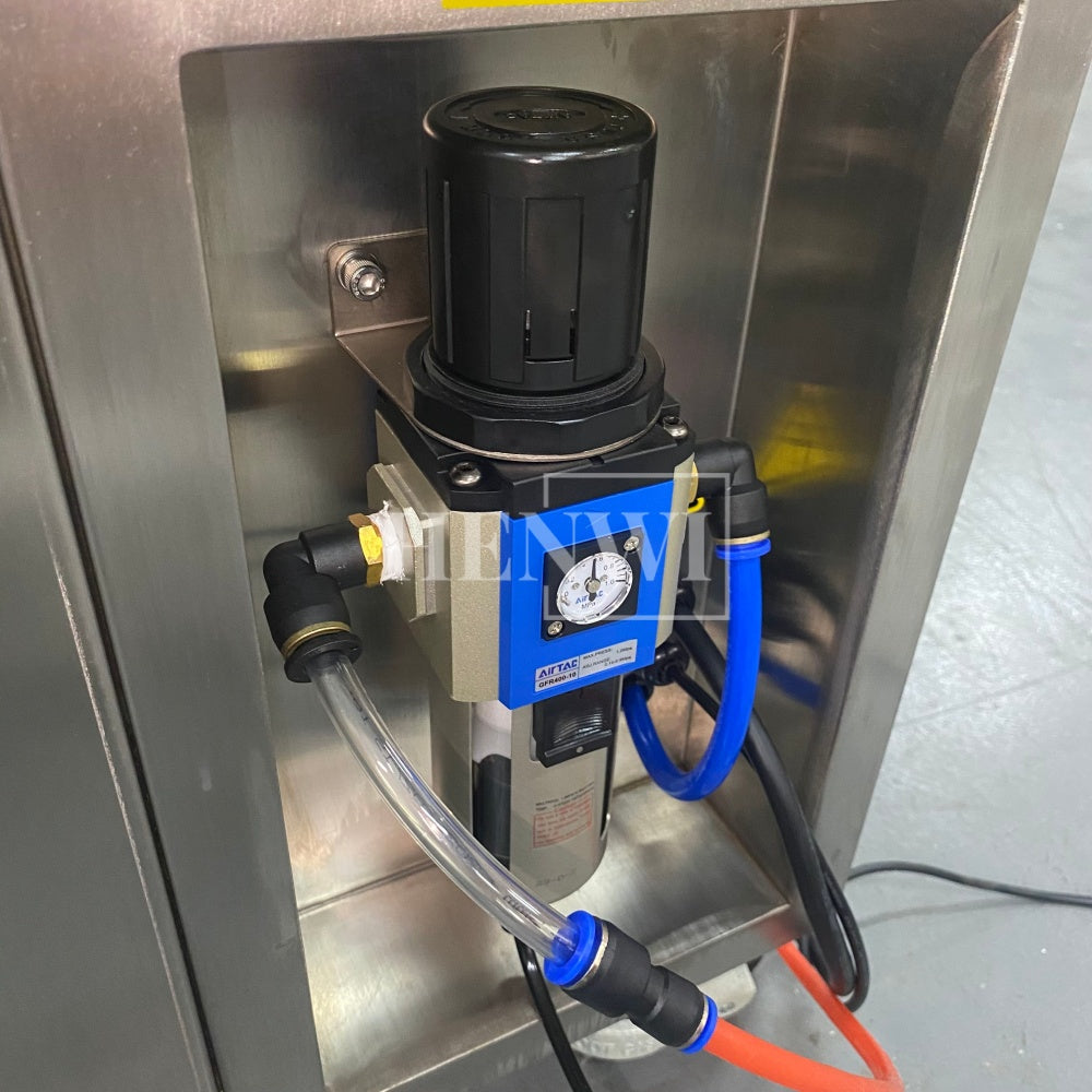 Máquina de llenado y sellado de tubos compuestos semiautomática Henwi HWTM-USS-1 Llenadora de tubos laminados y selladora por ultrasonido