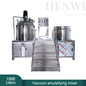 Henwi HWVM-GD-1000L Fixed Cover Model Vacuum Emulsifying Homogenizing Heating Mixer Tank Machine