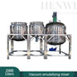 Henwi HWVM-GD-2000L Fixed Cover Model Vacuum Emulsifying Homogenizing Heating Mixer Tank Machine