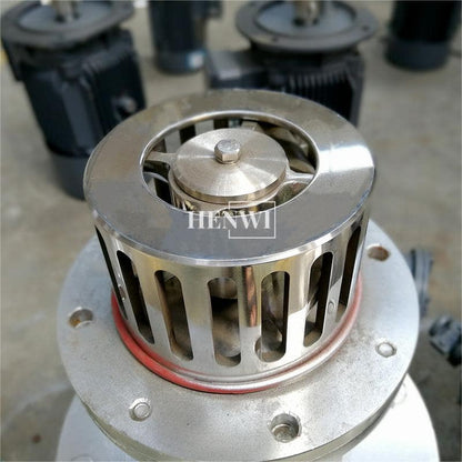 Henwi HWVM-SG-500L Double Hydraulic Lifting Cover Model Vacuum Emulsifying Homogenizing Heating Mixer Tank Machine